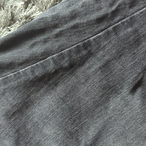 BDG Highrise Cigarette Ankle Jeans in gray with embroidered tribal design - Picture 12 of 13